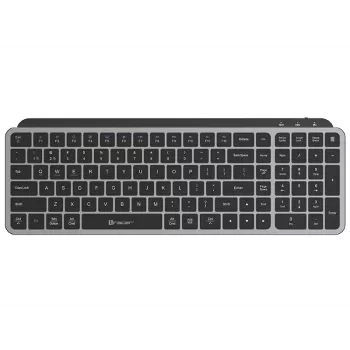TRACER STONE RF 2.4G+BT juhtmeta klaviatuur, QWERTY US International, must
