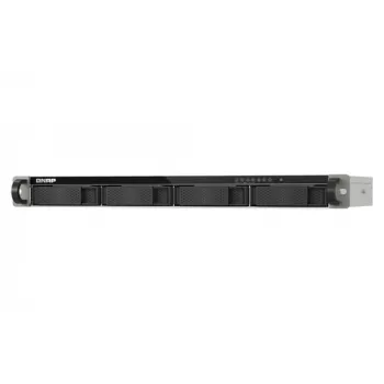 QNAP TS-432XeU-4G 4-kohaline riiulikinnitusega NAS, AnnapurnaLabs AL314 neljatuumaline 1.7GHz, 4GB DDR4, 1x 10GbE SFP+, 2x 2.5GbE RJ-45, 1U