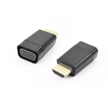 Accura HDMI–VGA adapter heliga, isane–emane, 1080p, must