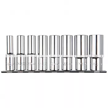 NEO TOOLS 1/2 pikad spline-padrunid, 8-osaline komplekt