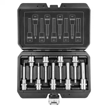 NEO TOOLS kuuskantotsikud padrunil 100 mm, 9-osaline komplekt