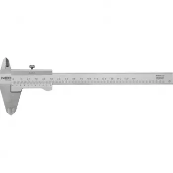 NEO TOOLS DIN-sertifitseeritud nihik, 150 mm, roostevaba teras