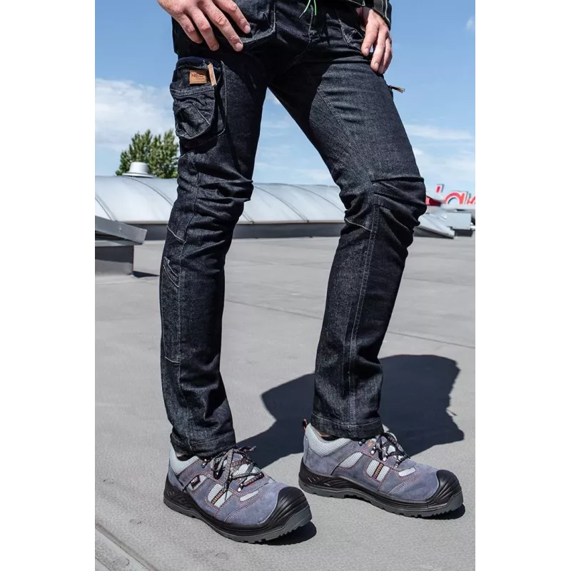 NEO TOOLS DENIM 5-taskiga tööpüksid, suurus M, sinine, tavaline lõige, tugevdatud õmblused, EN ISO 13688