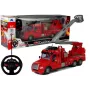 LEAN TOYS Tuletõrjeauto Redeliga R/C Kaugjuhtimisega Mõõtkavas 1:14 2.4GHz Veepihustus Tuled Helid