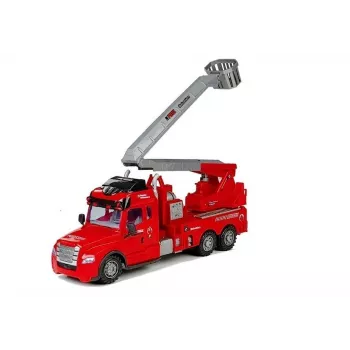 LEAN TOYS Tuletõrjeauto Redeliga R/C Kaugjuhtimisega Mõõtkavas 1:14 2.4GHz Veepihustus Tuled Helid