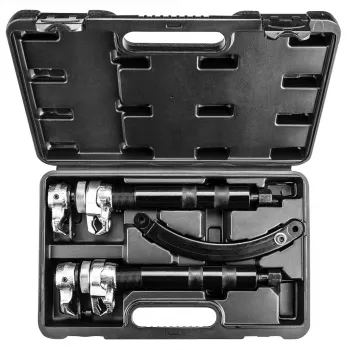 NEO TOOLS TOP-11-796 Spiraalvedru kokkusuruja komplekt, 2-osaline, 370 mm, 1200 kg kandevõime, sepistatud konksud, must oksiid
