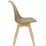 NO NAME Söögitool BEIGE DC0019 47X41X82