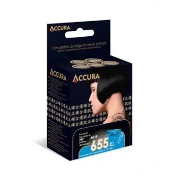 Accura ühilduv tindikassett HP 655XL (CZ110AE) jaoks - must, 550 lehte, 23 ml