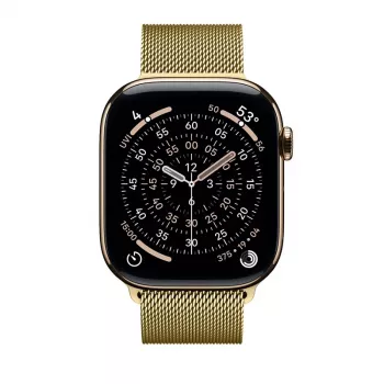 Crong Milano Steel roostevabast terasest rihm Apple Watch 38/40/41/42 mm kuldne