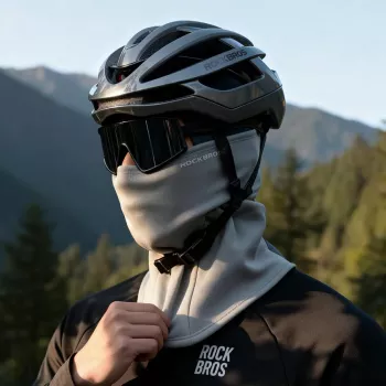 ROCKBROS LF25949 elastne sametine balaklava, hall