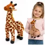 LEAN TOYS Plüšist kaelkirjak pehme kaisuloom 30 cm