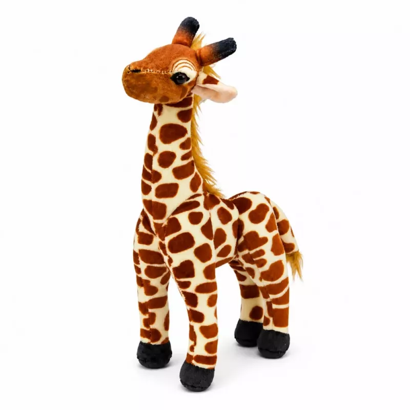 LEAN TOYS Plüšist kaelkirjak pehme kaisuloom 30 cm