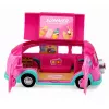 LEAN TOYS jäätiseauto nukumängukomplekt, kokkupandav, roosa, 33 osa