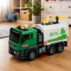 LEAN TOYS Tänavapühkija veoauto veefunktsiooni tulede helidega 1:14