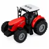 LEAN TOYS Traktor haagisega loomade transportimiseks lehma kujudega, tulede ja helidega, 4 tk