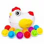 LEAN TOYS Õppiv Kana 12 Muna Sorteerija Kujundite ja Värvide Õppimiseks