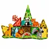 LEAN TOYS Magnetilised ehitusklotsid Metsloomad Džungel Loomadeaed 27 tk