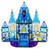 LEAN TOYS Magnetilised ehitusklotsid Jääprintsessi loss sinine 47 tk