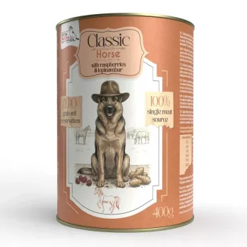 SYTA MICHA Classic Mono Horse with Raspberries and Jerusalem Artichoke - Märg koeratoit - 400g