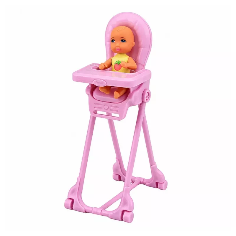 LEAN TOYS Anlily Ema ja Beebikaksikud Nukukomplekt Aksessuaaridega