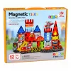 LEAN TOYS Magnetilised ehitusklotsid Tuletõrjejaam 42 tükki