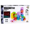 LEAN TOYS Magnetilised ehitusklotsid Kuubikud Pallirööbas Värviline 28 tk