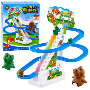 LEAN TOYS Rada Dinosaurus Liumägi Liikuvad Trepid Figuurid Tuled Helid