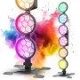 LIGHT4ME LUMEN HEXO Retro LED-efektvalgus 90W RGBWA+UV 6-in-1 DMX