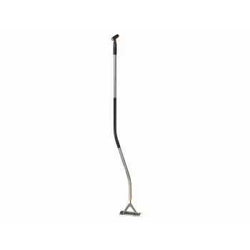 Fiskars Xact käsitsi umbrohutõmbaja nurga all oleva ergonoomilise käepidemega, roostevaba teras, must/oranž