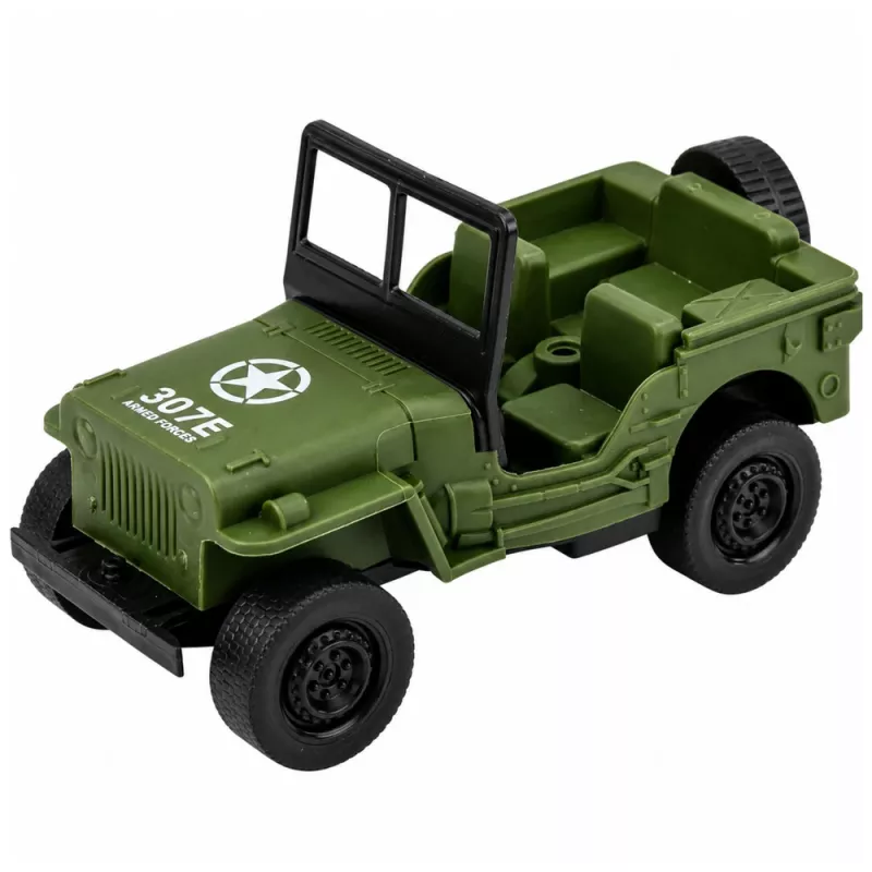 LEAN TOYS Military komplekt sõdurid sõidukid sõjaväebaas torn kujukesed 46 tk