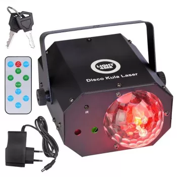 LIGHT4ME DISCO SPHERE LASER Multi-Efekt LED-valgusefekt