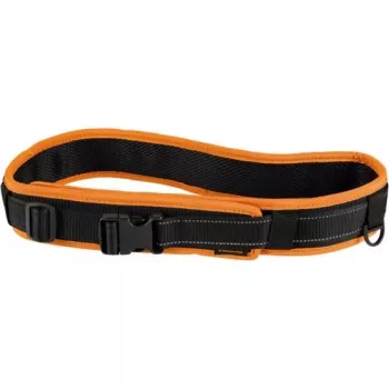 Fiskars 1003626 Functional Form töövöö kiirvabastusega pandlaga, reguleeritav vööümbermõõt kuni 120 cm, vastupidav veekindel polüester, mitme tasku ja aasaga, must/oranž