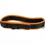 Fiskars 1003626 Functional Form töövöö kiirvabastusega pandlaga, reguleeritav vööümbermõõt kuni 120 cm, vastupidav veekindel polüester, mitme tasku ja aasaga, must/oranž