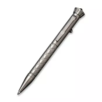 CIVIVI Coronet CP-02A titaanist taktikaline pastapliiats - poltlukuga EDC koos volframist klaasipurustajaga, kivipestud viimistlusega
