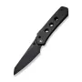 CIVIVI Vision FG G10 täiesti must kokkupandav nuga, Nitro-V tera, Superlock, Snecx Tani disain
