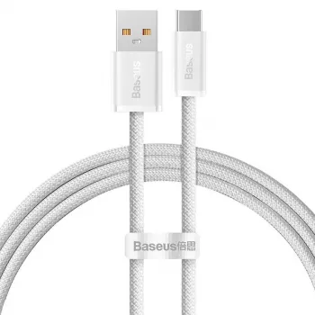 Baseus Dynamic Series USB-A to USB-C kaabel 100W 2m Valge
