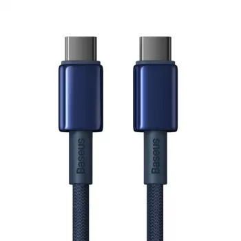 Baseus Tungsten Gold USB-C to USB-C kaabel 100W PD 1m sinine
