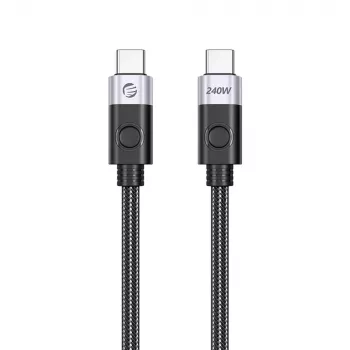 ORICO CC240 USB4 USB-C to USB-C kaabel 240W PD 40Gbps 8K 60Hz 0,5m must