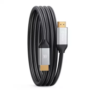 ORICO H4Y1 HDMI 2.0 kaabel 5m must 4K 60Hz 18Gbps kullatud pistikutega