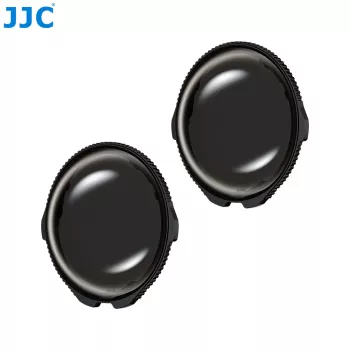 JJC TLP-X5ND16 2-Pack ND16 Neutral Density Filters for Insta360 X5 – Karastatud klaas, mitmekihiline kate, 4-astmeline valguse vähendamine