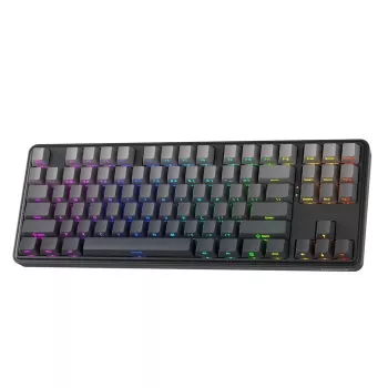 Redragon StarBlade K707SP-RGB-PRO mehaaniline mänguklaviatuur, punased lülitid, RGB-taustvalgustus igale klahvile, täissuuruses, juhtmega USB, eemaldatav randmetugi, must