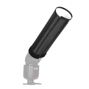 Godox SN3030 Snoot Speedlite'ile kärgstruktuuriga võre ja värvifiltritega