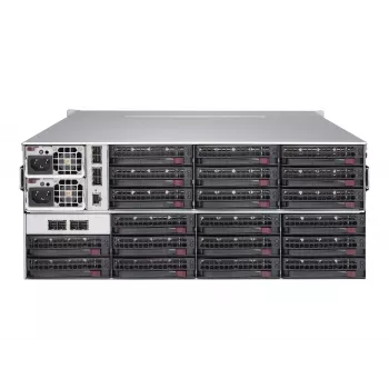 Supermicro CSE-847E2C-R1K23JBOD 4U 44-kohaline JBOD-salvestuskorpus (SAS3/SATA3, 1230W redundantne, must)