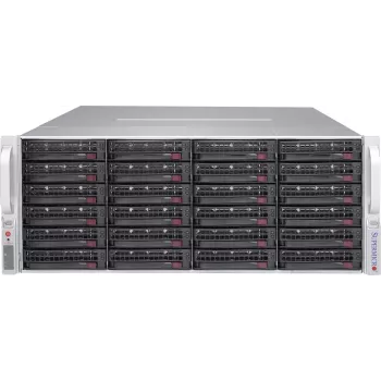 Supermicro CSE-847E2C-R1K23JBOD 4U 44-kohaline JBOD-salvestuskorpus (SAS3/SATA3, 1230W redundantne, must)