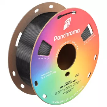 Polymaker Panchroma PLA Silk 3D-printeri filament, 1,75 mm, 1 kg, Gunmetal Grey