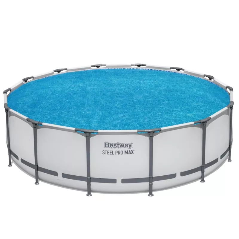Bestway 29404 Päikeseenergia basseinikate mullikilega 427 cm sinine