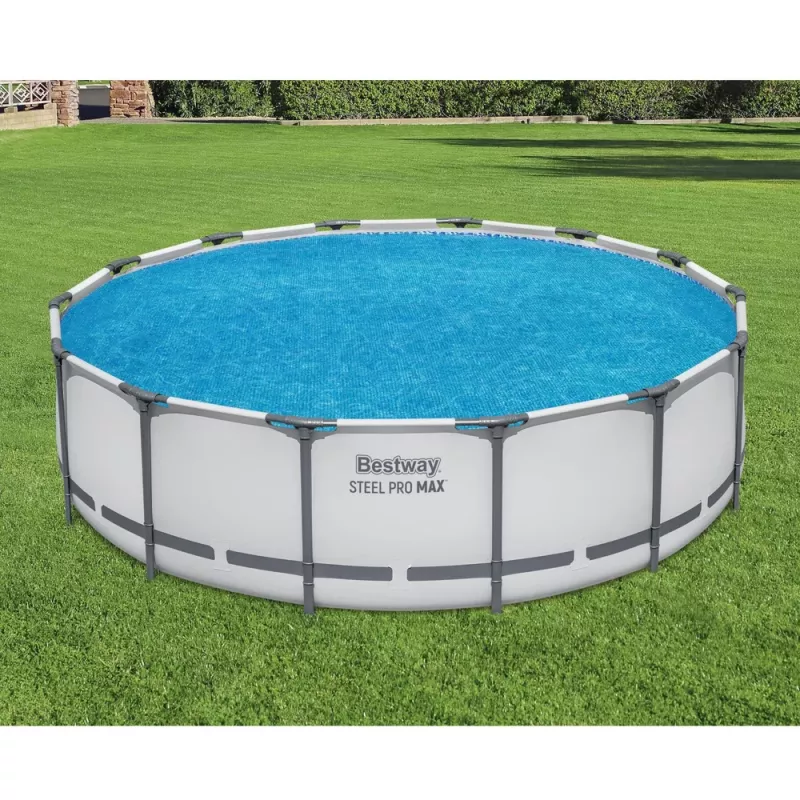 Bestway 29404 Päikeseenergia basseinikate mullikilega 427 cm sinine
