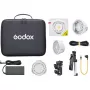 Godox ML100 Bi-color Kit 2 - 100W LED Monolight koos Softboxi, Statiivi, Reflektoriga ja Kandekotiga
