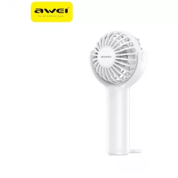 AWEI F42 kaasaskantav ventilaator, valge