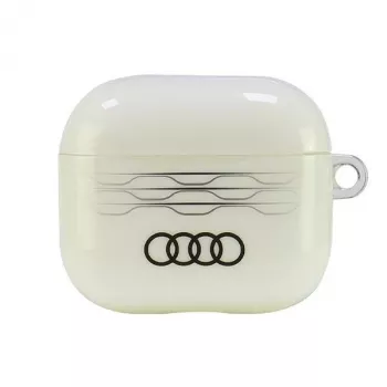 Audi IML geomeetrilise mustriga AirPods 3 kate valge AU-IMLAP3-A6/D3-WE